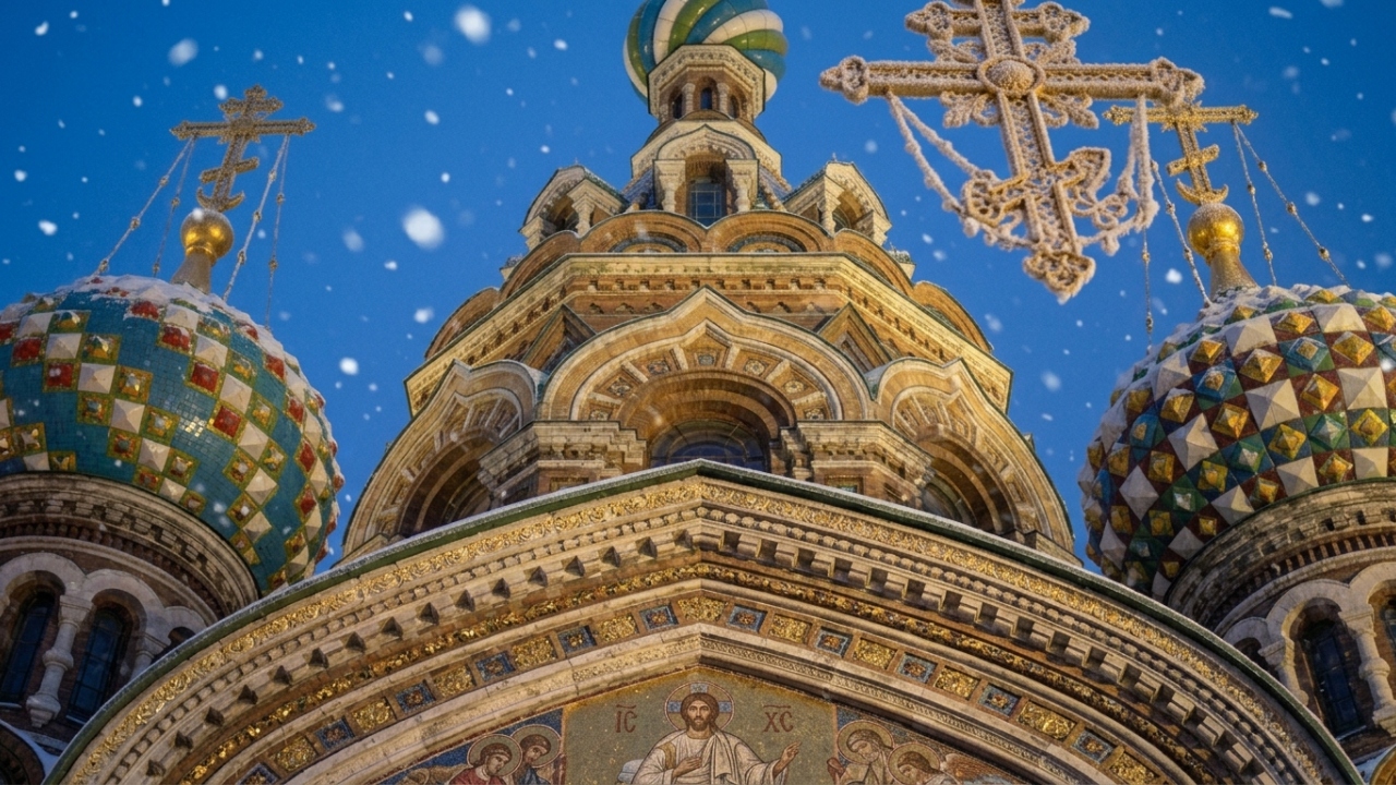Com 7.500 metros quadrados de mosaicos e domos coloridos de 1881, a igreja ortodoxa em São Petersburgo tornou-se a obra-prima da arquitetura russa medieval
