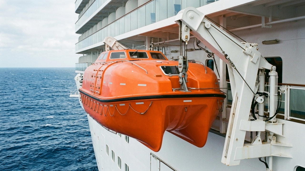 CRV55: el bote salva-vidas que puede evacuar 370 personas