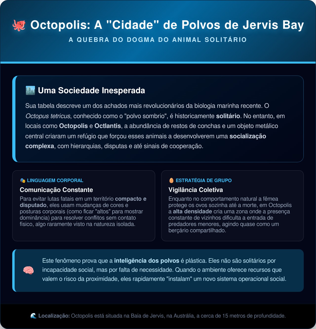 Os polvos da Austrália estão construindo cidades com o nosso lixo e os cientistas ficaram chocados