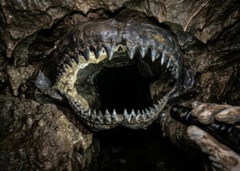 Paleontólogos encontram fósseis de monstros marinhos extintos há 325 milhões de anos escondidos nas profundezas da maior caverna do planeta