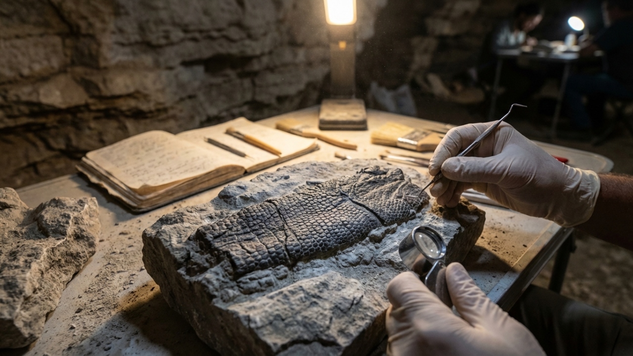 Cientistas se deparam com pele de criatura fossilizada em 3D preservada em caverna por 289 milhões de anos