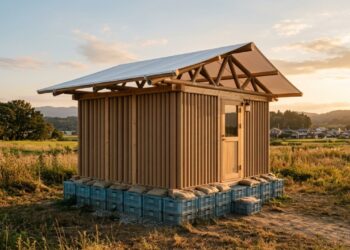 O arquiteto japonês Shigeru Ban encontrou uma solução onde ninguém procurava: tubos de papelão reciclado que se transformam em habitações estruturais por cerca de US$ 2.000 a unidade