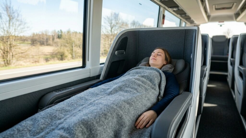 Hotel móvel de luxo por 1,5 milhão de reais faz o modelo de dois andares ser a alternativa ao avião para quem busca conforto total e isolamento acústico