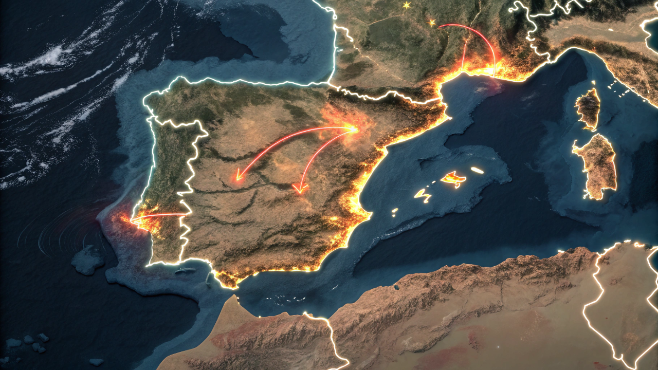 Península Ibérica está girando no sentido horário e geólogos emitem alerta