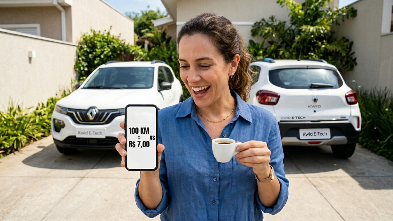 A conta de luz aumenta menos que o preço de um café para carregar o modelo elétrico francês que promete rodar a cidade inteira sem emitir poluição