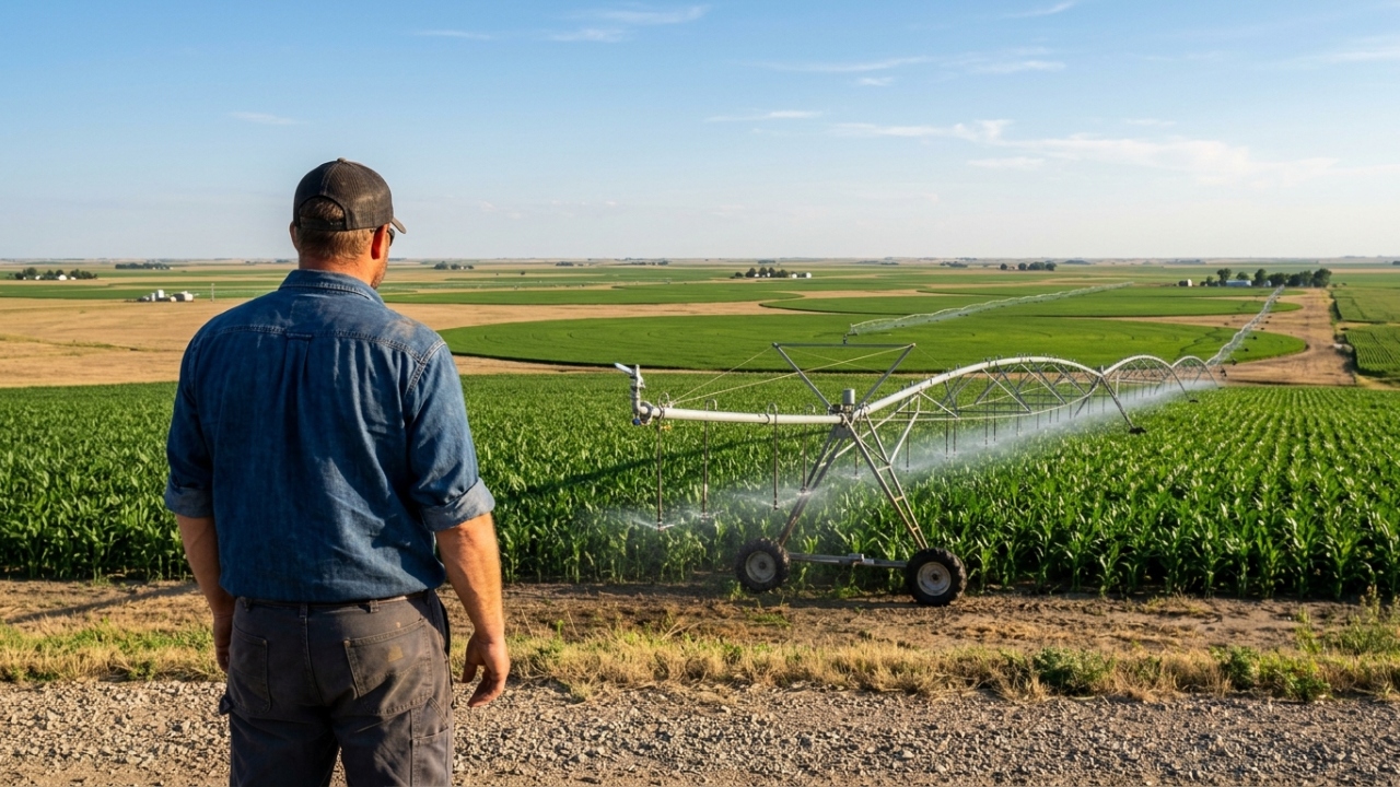 Nebraska: 55 mil pivôs de irrigación transforman la agricultura