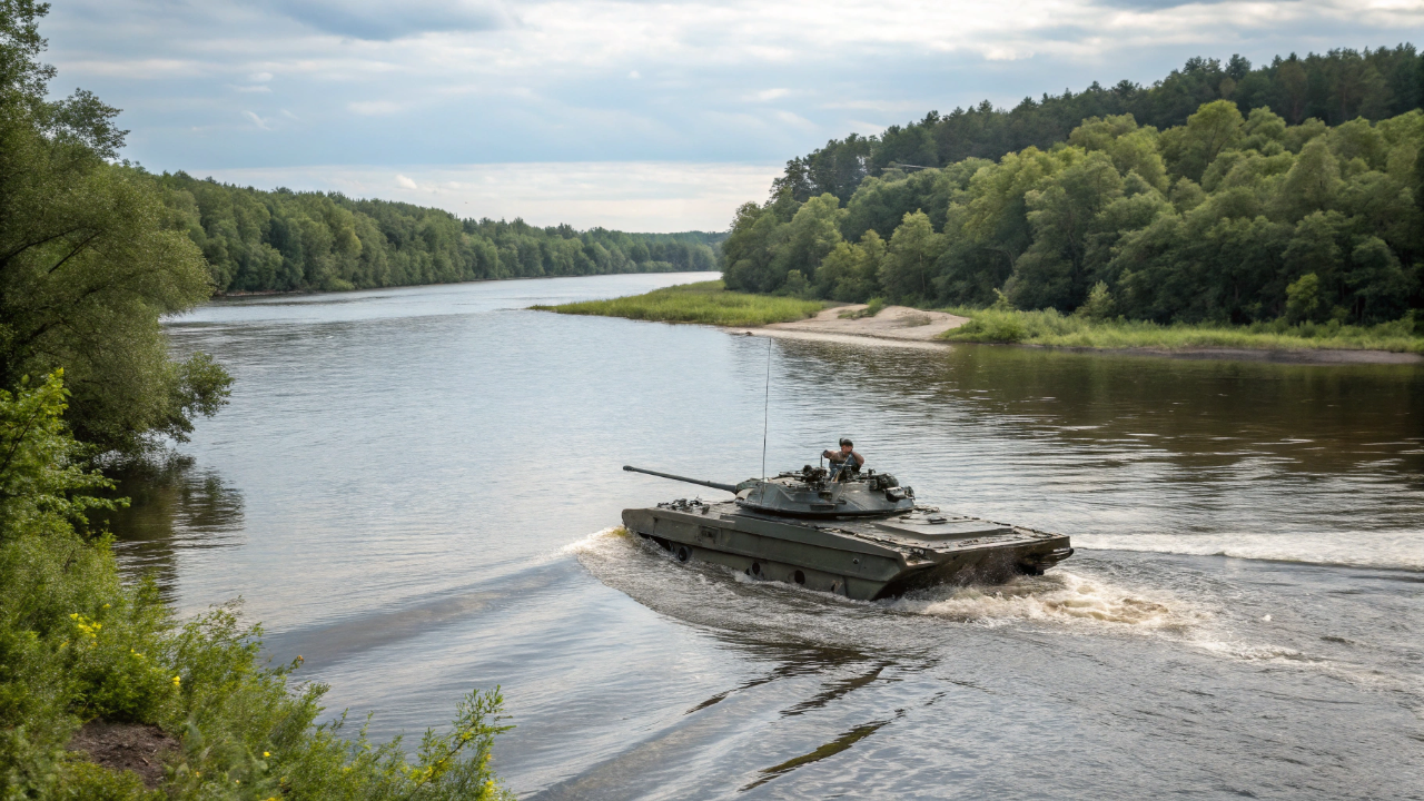Pesando apenas 13 toneladas o impressionante tanque paraquedista russo é lançado de aviões a milhares de metros de altura já com seus 3 tripulantes prontos para atirar ao tocar o solo