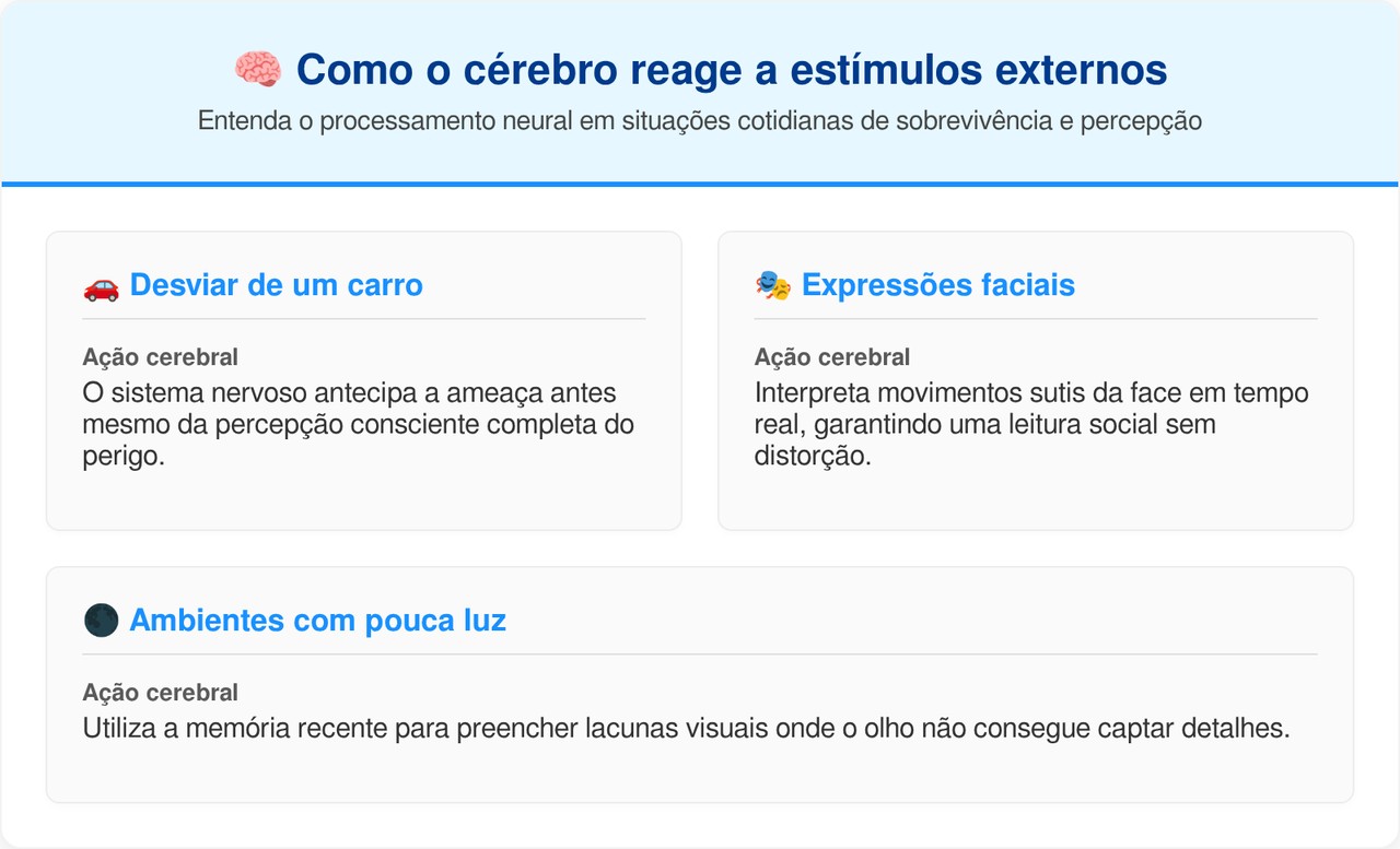 Pesquisadores provaram que você nunca viu o mundo em tempo real e seu cérebro faz isso de propósito para te proteger