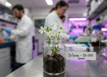 Cientistas russos conseguiram fazer uma flor de 32 mil anos nascer de novo no laboratório
