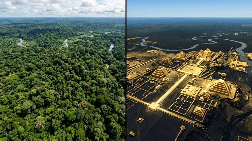 Arqueólogos descobrem cidade perdida na Amazônia com pirâmides e estradas complexas que desafiam a história da ocupação humana na região