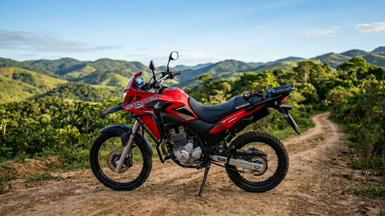 Com motor de 293 cc e câmbio de 6 marchas, a nova Honda Sahara 300 substitui a XRE 300 e foca no uso misto, sendo aposta da marca para o mercado nacional