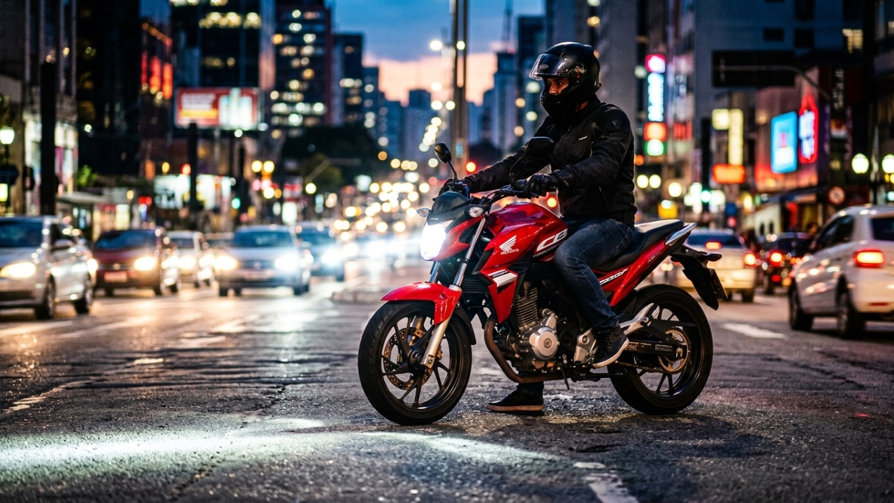 Entregando 24,7 cavalos com embreagem assistida, a street nacional de 300cc utiliza iluminação em LED para aumentar a segurança do piloto à noite