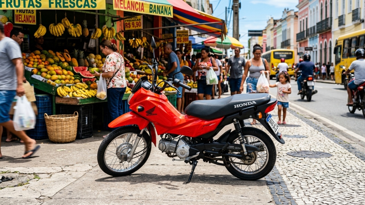 Capaz de fazer mais de 55 km por litro na cidade, a moto mais barata do país é a escolha número 1 de quem deseja fugir do ônibus gastando menos de 10 reais por dia