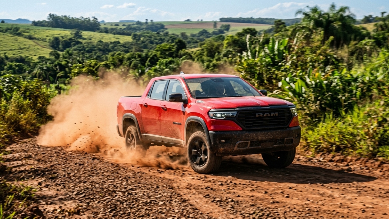 Com 272 cavalos de potência e aceleração de carro esportivo, a nova picape fabricada no Brasil que carrega uma tonelada virou o novo símbolo de status e força no agronegócio