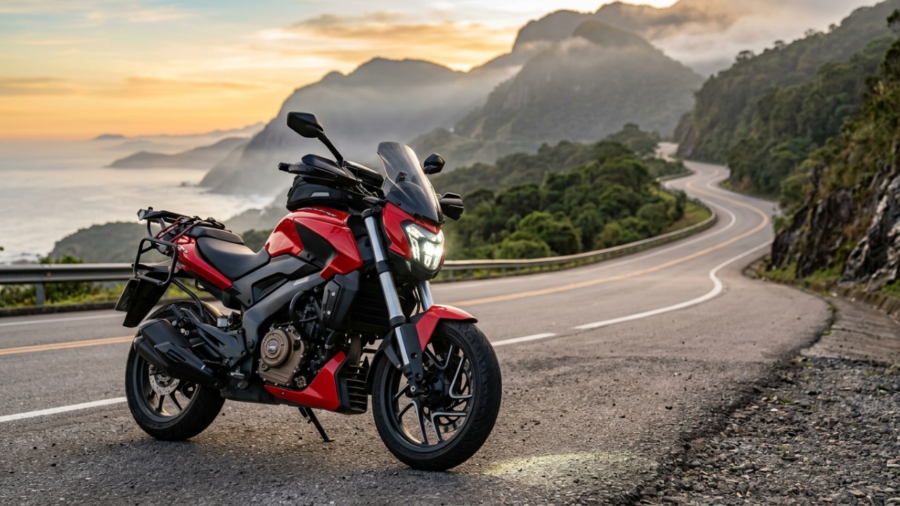 Com suspensão invertida e motor de 40 cv, a Bajaj Dominar 400 consolidou-se como a principal opção de custo e desempenho para viagens longas no Brasil