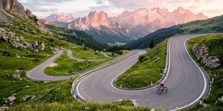 Com seus 1.918 metros de altitude e traçado de 1915, o Passo di San Pellegrino virou a rota mais cênica e desafiadora das Dolomitas na Itália