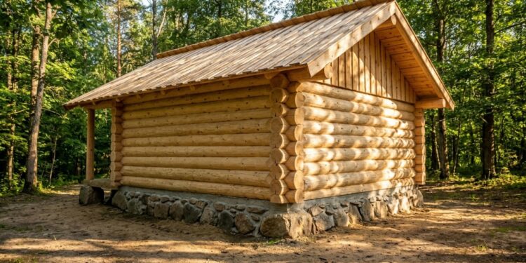 Você já imaginou erguer uma casa inteira sozinho usando só pedras, troncos e um pouco de cimento?