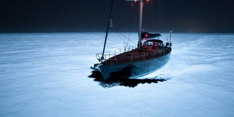 Você consegue imaginar navegar à noite e de repente o oceano inteiro acender como se fosse um tapete de neve azulada?