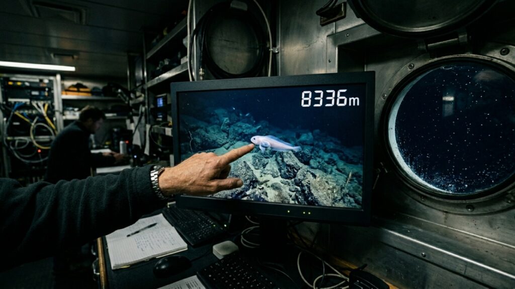 Expedição registra o peixe mais profundo do mundo a mais de 8 mil metros sob a superfície em zona onde a pressão é esmagadora