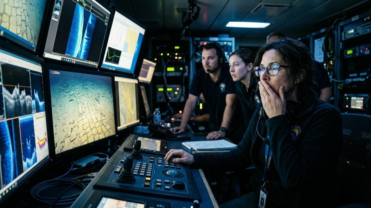 Uma estrada de tijolos amarelos encontrada a 3.000 metros de profundidade no Oceano Pacífico levanta dúvidas sobre a existência de uma civilização submersa no passado