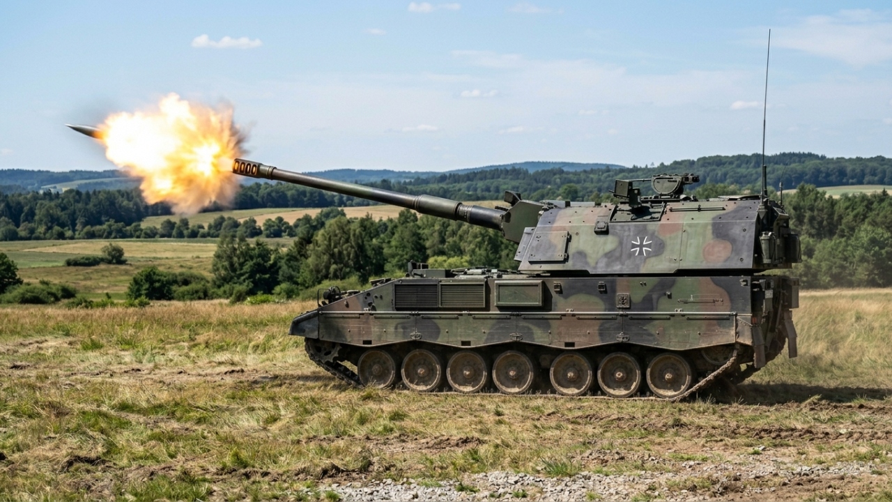 O monstro de aço de 55 toneladas que dispara 10 projéteis por minuto e muda de posição antes mesmo de a primeira bomba atingir o alvo a 40 km de distância