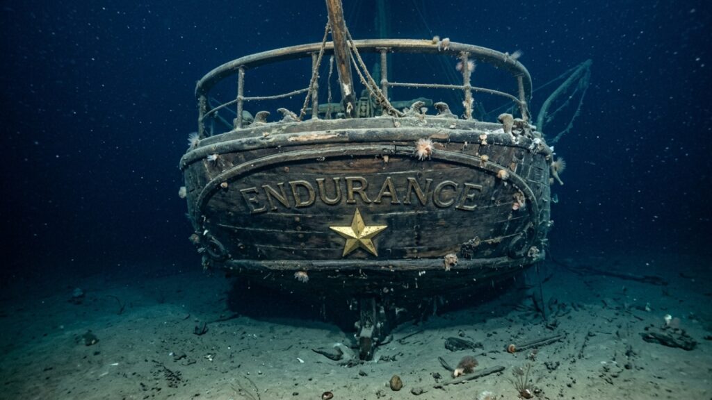 Naufrágio do navio Endurance é encontrado após 107 anos nas profundezas geladas da Antártida em estado de conservação que surpreendeu os pesquisadores