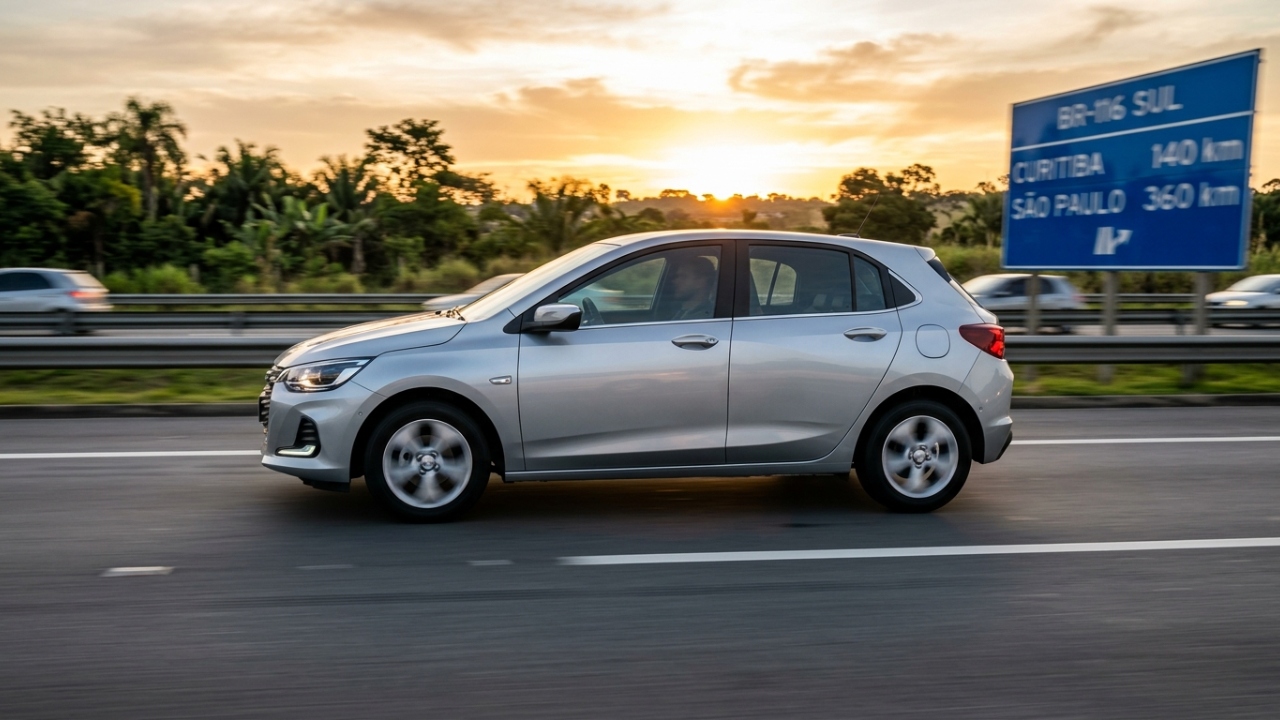 Equipado com seis airbags e motor turbo de 116 cavalos, o hatch nacional de 1.075 quilos entrega proteção de série para percorrer as rodovias