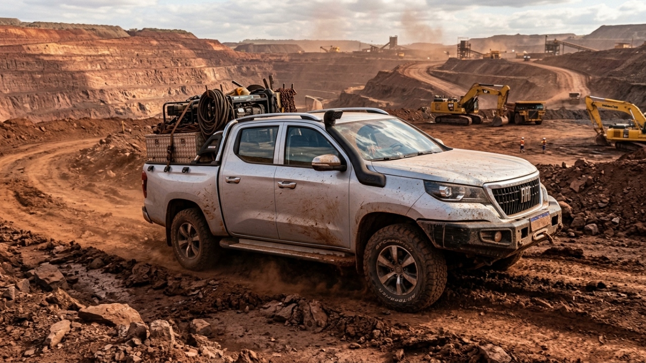 O gigante utilitário com tração 4x4 e motor turbodiesel que suporta mais de uma tonelada de carga, sendo a nova aposta estratégica para o trabalho pesado em minas e fazendas