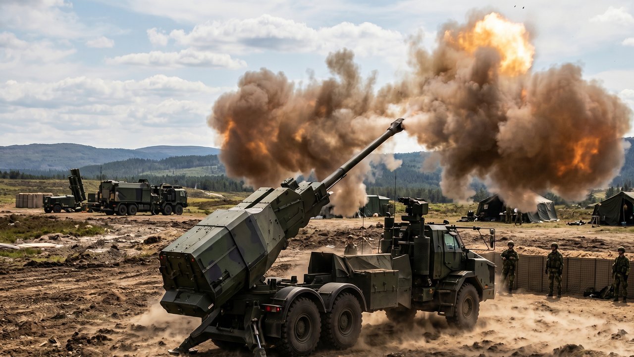 Com salva de 3 disparos em 15 segundos, o sistema autopropulsado Archer é referência em automação na engenharia