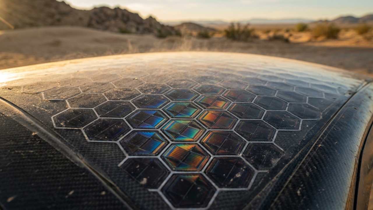 Carro elétrico com autonomia de 800 km utiliza sistema de recarga solar inspirado em tecnologias de sondas espaciais da NASA em 2026