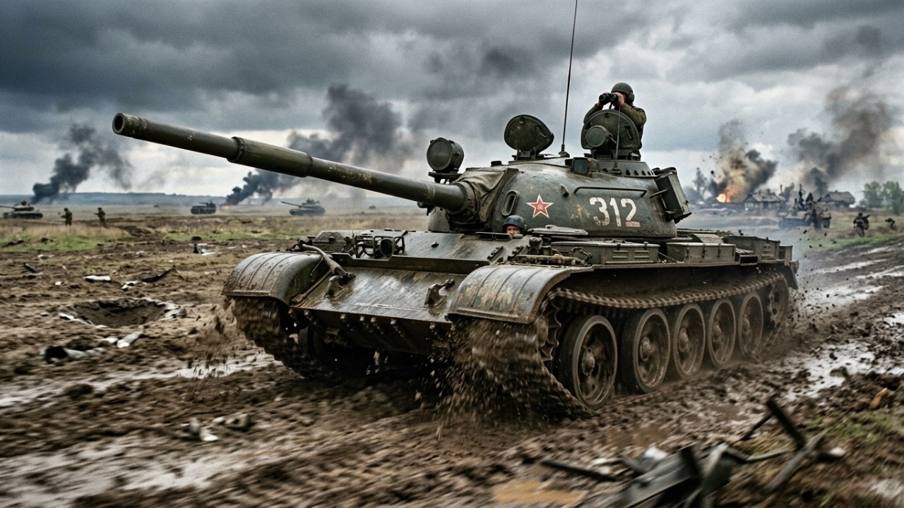 Produzido mais de 100 mil vezes o tanque soviético de 36 toneladas introduziu a proteção contra radiação e mudou para sempre a história das guerras