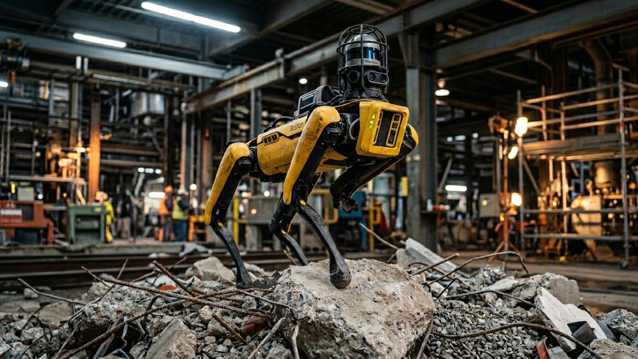 O cachorro robótico da Boston Dynamics que sobe escadas, atravessa escombros e nunca perde o equilíbrio