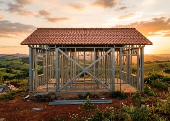 Fazer isso construindo a própria casa, com as próprias mãos, em steel frame, é outro nível