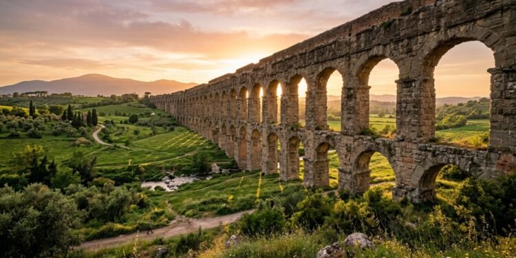Com rede de 50 km de túneis, os aquedutos da Roma Antiga ainda surpreendem engenheiros ao transportar 1 bilhão de litros de água pura todos os dias