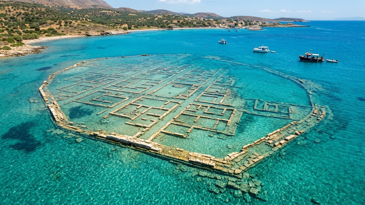 Muralha de pedra com seis quilômetros de extensão é encontrada no mar da Europa e revela segredos de uma cidade submersa de cinco mil anos