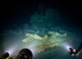 Submersível localiza porta-aviões afundado a 4.000 metros de profundidade e envia imagens de caças intactos que repousam no fundo do oceano Pacífico desde a grande guerra