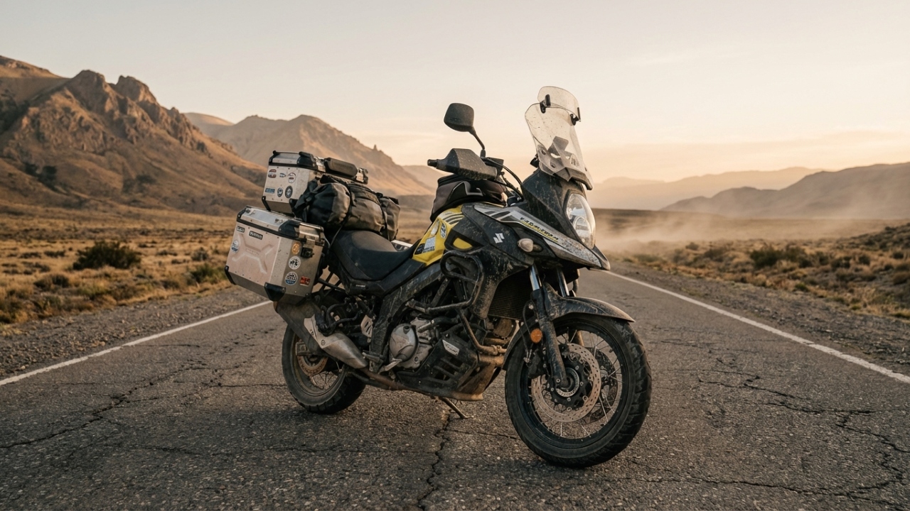 Dona de um inquebrável motor de dois cilindros em V, a aventureira japonesa de média cilindrada é a escolha à prova de falhas para quem deseja dar a volta ao mundo