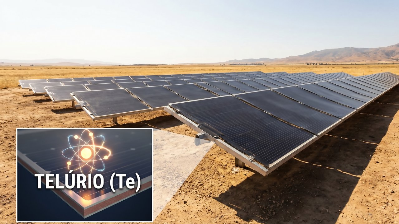 Esqueça a prata, pois este metal que cheira a alho suporta altas temperaturas e surge como um componente vital para a energia solar do futuro