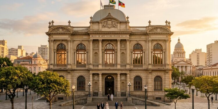 Com sua fachada neoclássica de 1913 e mais de 5.800 obras, o museu em Porto Alegre virou o maior símbolo da arte gaúcha e patrimônio do Brasil