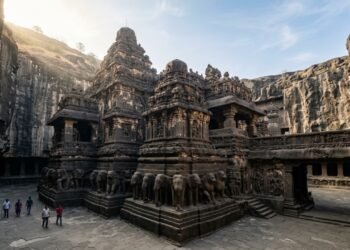 Com 30 metros de altura escavados em uma única rocha, o templo de 1.200 anos virou o maior monólito esculpido da história humana