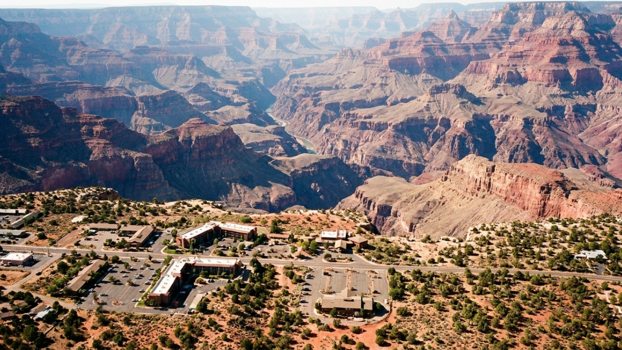 A pequena cidade construída na borda de um abismo colossal com 1.800 metros de profundidade e 2.000.000.000 de anos de história
