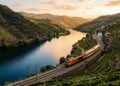 A ferrovia portuguesa inaugurada em 1887 que serpenteia 200 quilômetros de vinhedos e é considerada uma das mais bonitas do planeta