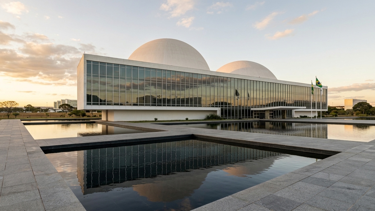 Com 131 mil m² de área construída e cúpulas icônicas de Niemeyer, o tribunal em Brasília surge como o centro tecnológico e arquitetônico que comanda as eleições