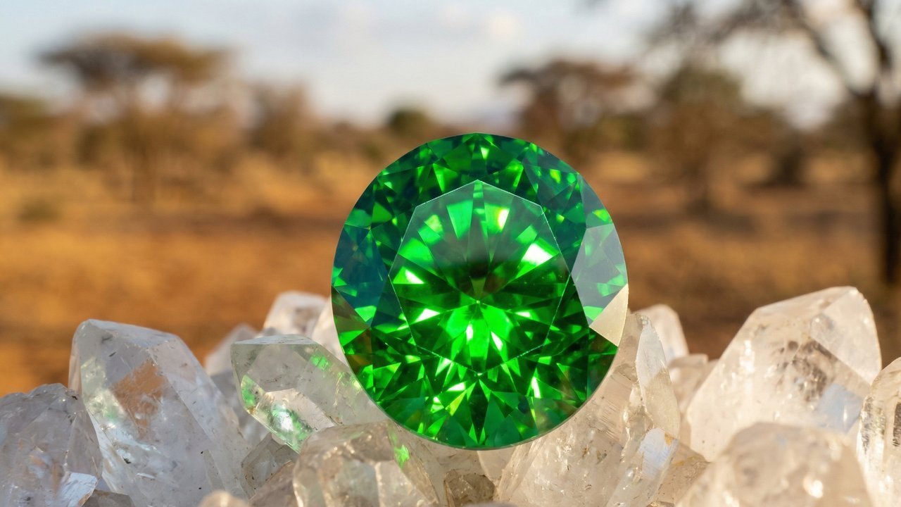 Esqueça a esmeralda, pois esta gema africana é mais rara e possui brilho superior, sendo a joia de pureza extrema da geologia