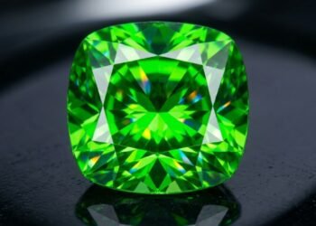 Esqueça a esmeralda, pois esta gema africana é mais rara e possui brilho superior, sendo a joia de pureza extrema da geologia
