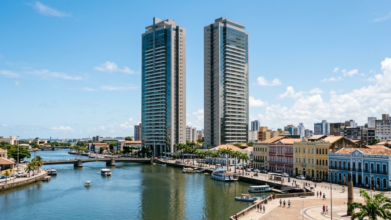 Com 41 andares e 134 metros de altura, as torres residenciais no Recife tornaram-se os edifícios mais altos e marcantes do litoral de Pernambuco