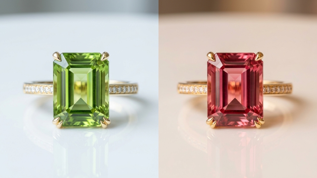 Esqueça o rubi, pois esta gema da Turquia alterna entre o verde e o rosa conforme a luz, sendo uma das pedras mais cobiçadas da gemologia