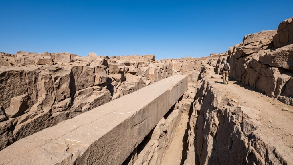 O obelisco gigante de 1.200 toneladas que nunca foi erguido revela a técnica secreta de corte por atrito que desafia as ferramentas modernas em 2026