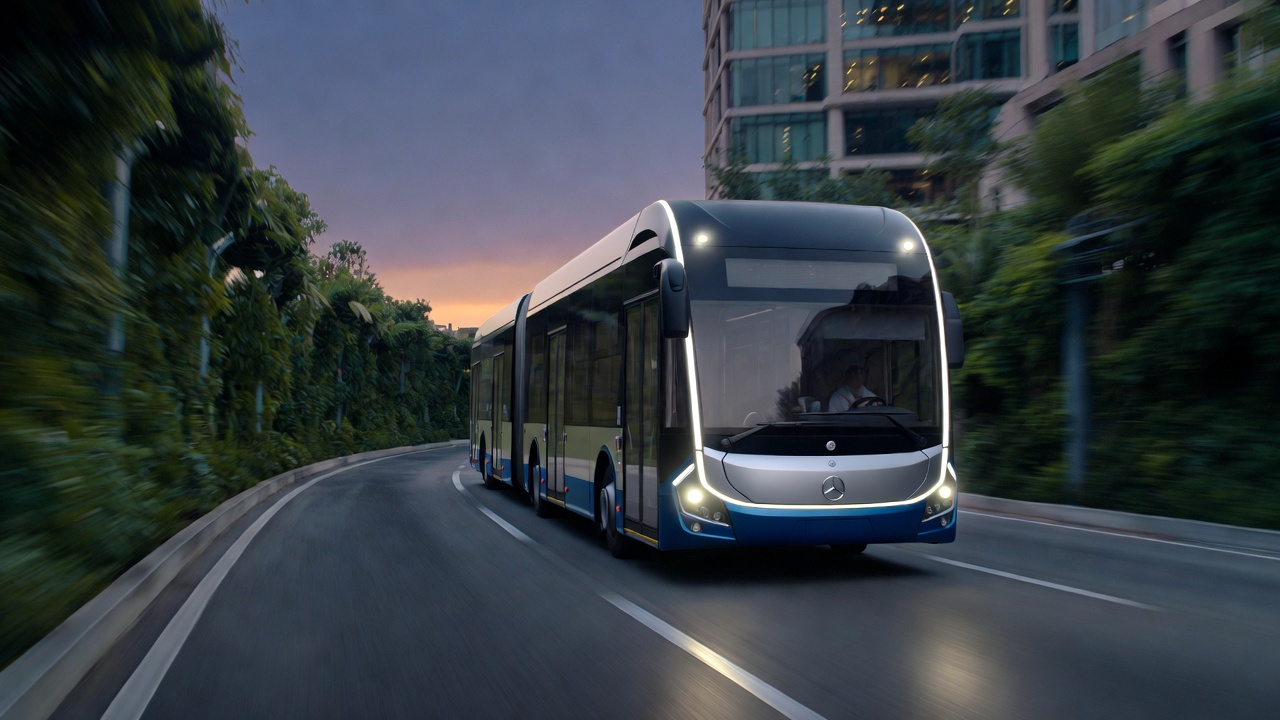 Equipado com baterias de 588 kWh e capacidade para 146 passageiros, o articulado elétrico que opera sem ruído garante a eficiência nas linhas urbanas