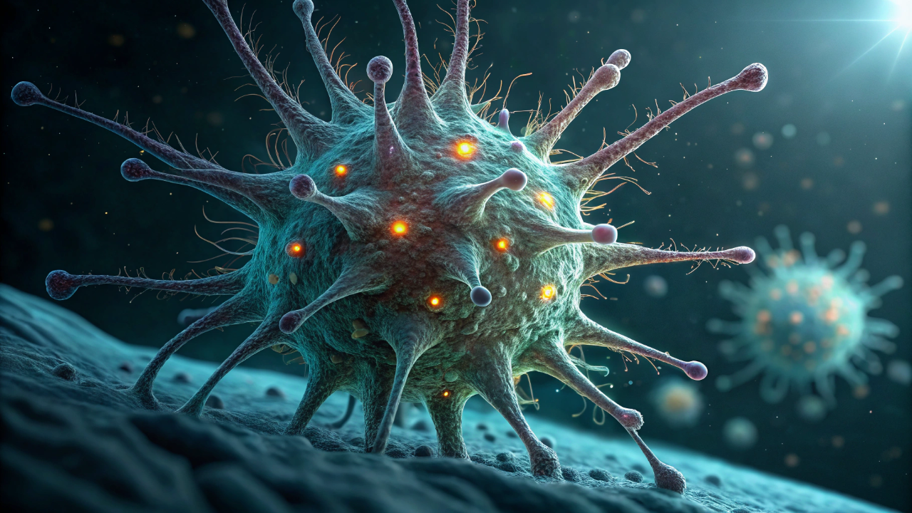 Vírus com pelos, caudas e braços em formato de estrela foram encontrados debaixo das folhas e os cientistas ainda estão tentando explicar o que são